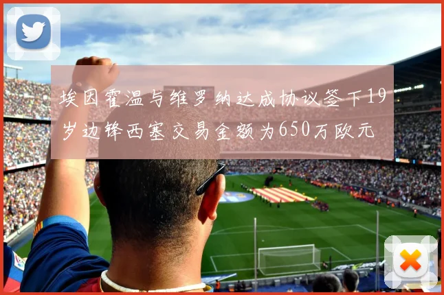 埃因霍温与维罗纳达成协议签下19岁边锋西塞交易金额为650万欧元